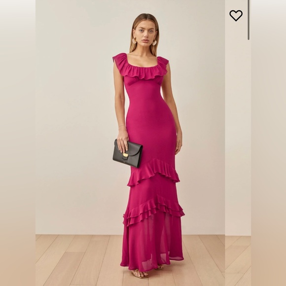 Reformation Dresses & Skirts - Reformation Tripoli Pink / Fuchsia Maxi Dress